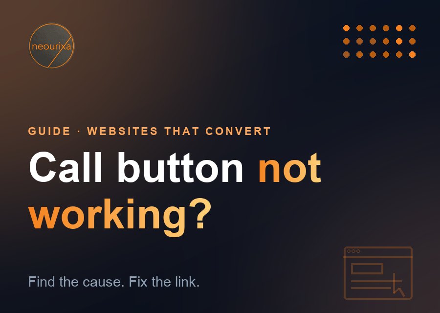 Click to call button not working on a small business website: test on real phones and fix the tel link